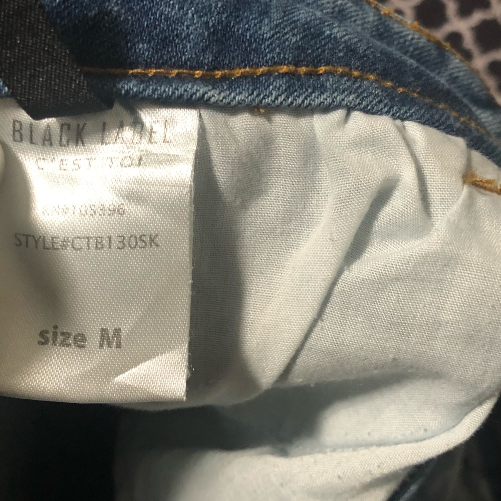 C'est Toi Black Label Skirt Denim Mini Distressed - Picture 4 of 6